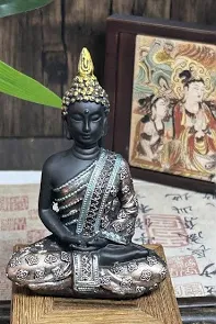 Statueta Budhha - decor birou - rasina [1]