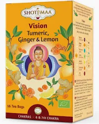 Ceaiuri - Ceai Shotimaa Chakras - Vision- turmeric, ghimbir si lamaie bio