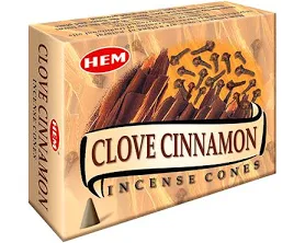 YOGA SI MEDITATIE - Conuri parfumate  - Clove Cinnamon