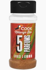 Condimente - Mix de condimente chinezesc - 5 Parfumuri, bio - 35 g, Cook
