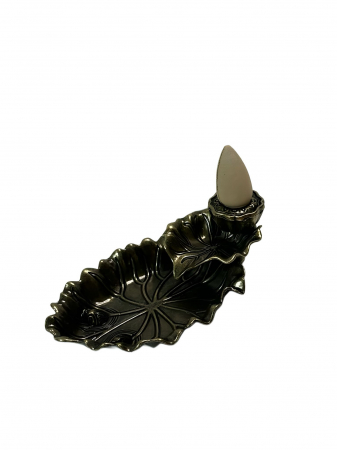 YOGA SI MEDITATIE - Suport de tamaie din metal, design flori de lotus