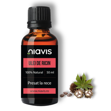 Uleiuri presate la rece - Ulei de Ricin - 50 ml - Niavis