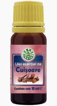 Uleiuri esentiale - Uleu Esentia de Cuisoare HERBAVIT - 10ml
