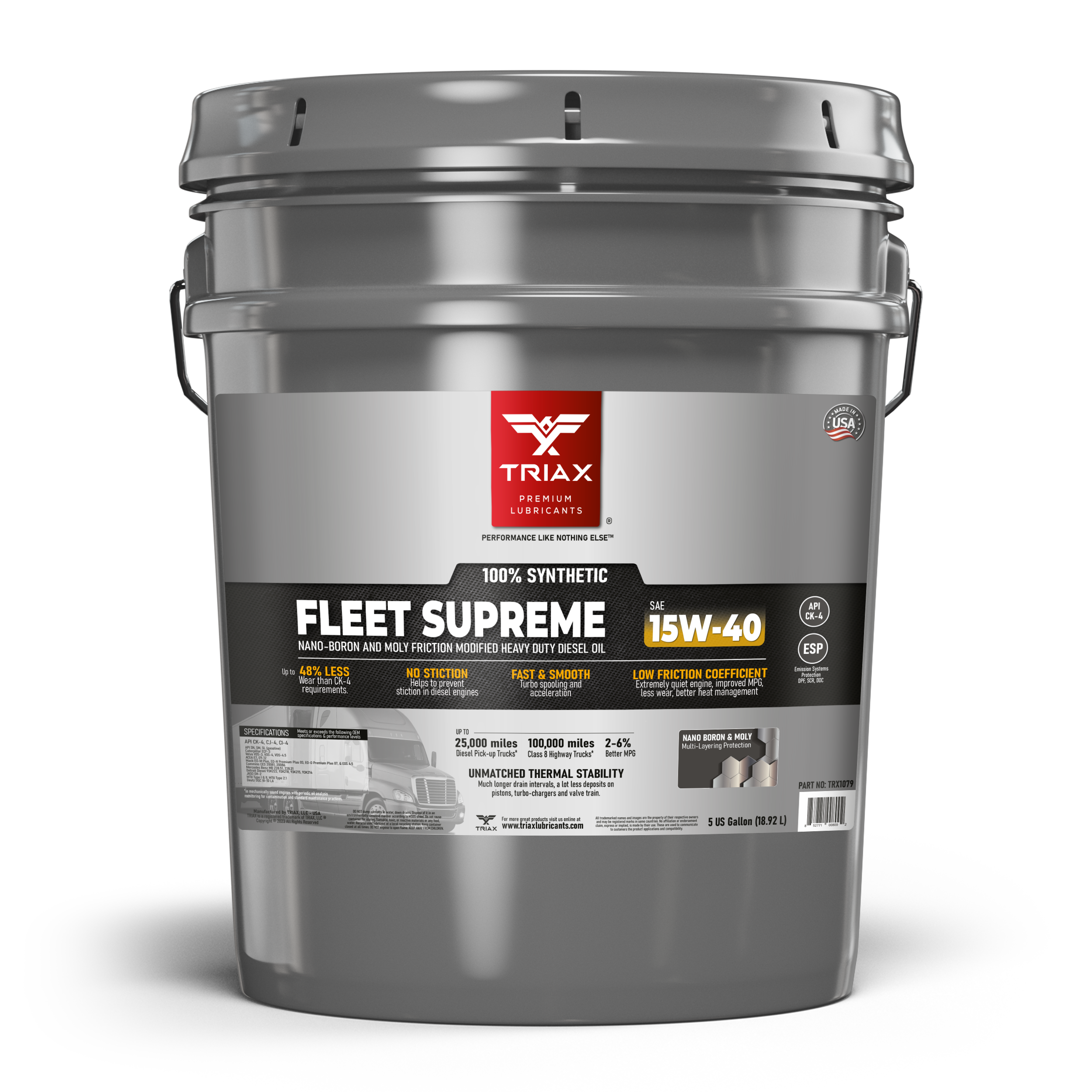 TRIAX Fleet Supreme ESP 15W-40 Full Synthetic (Euro 5) cu Molybden [1]