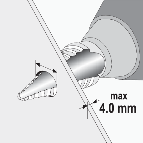 Burghiu în 10 trepte, 4 - 22 mm Yato YT-44741 [4]