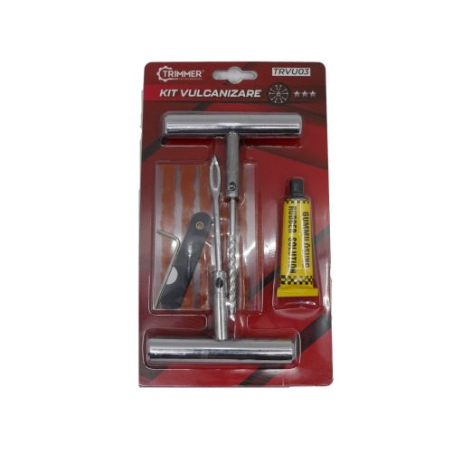 Kit vulcanizare (2x maner metalic T, 5x snur, 1x cuter, 1x adeziv) TRIMMER [1]