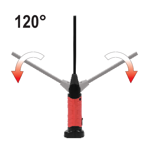 LANTERNĂ CU ACUMULATOR, 5+3W, 600/260LM, USB [9]