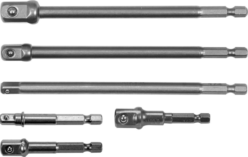 Set 6 adaptoare 1/4", 3/8" și 1/2" Yato YT-04629 [2]