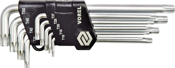 Set 9 chei imbus torx, T10-T50. VOREL [1]