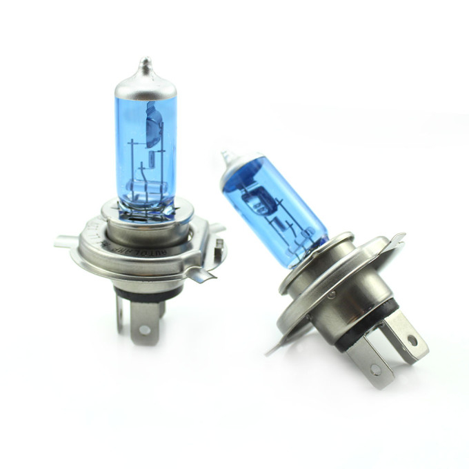 Set de 2 becuri Halogen H4 +100% Intensitate - LONG LIFE [5]