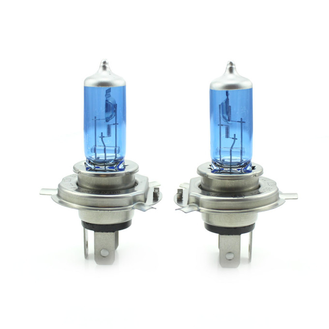 Set de 2 becuri Halogen H4 +100% Intensitate - LONG LIFE [1]
