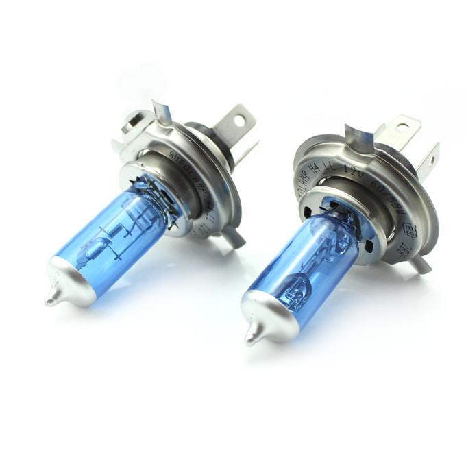 Set de 2 becuri Halogen H4 +100% Intensitate - LONG LIFE [6]