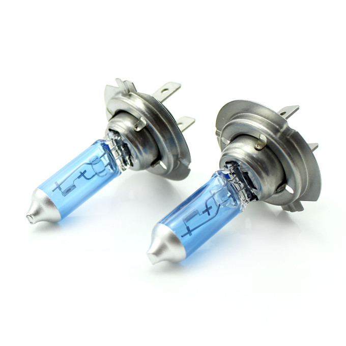 Set de 2 becuri Halogen H7 +100% Intensitate - LONG LIFE [5]