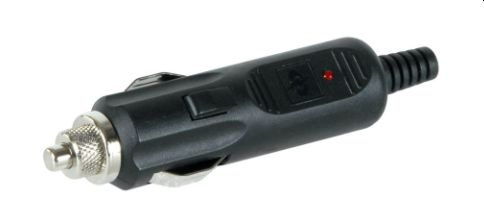 Stecher bricheta (mufa) 12/24V cu siguranta si led [1]