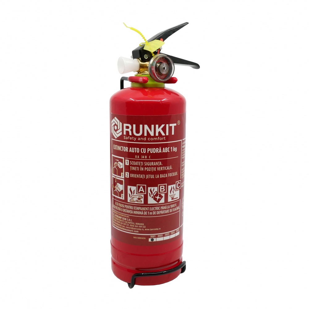 Stingator auto P1 cu manometru 1kg RUNKIT [1]