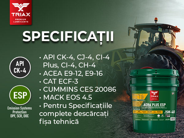 TRIAX AGRA PLUS ESP 15W-40 Semi-Sintetic CK-4 [3]