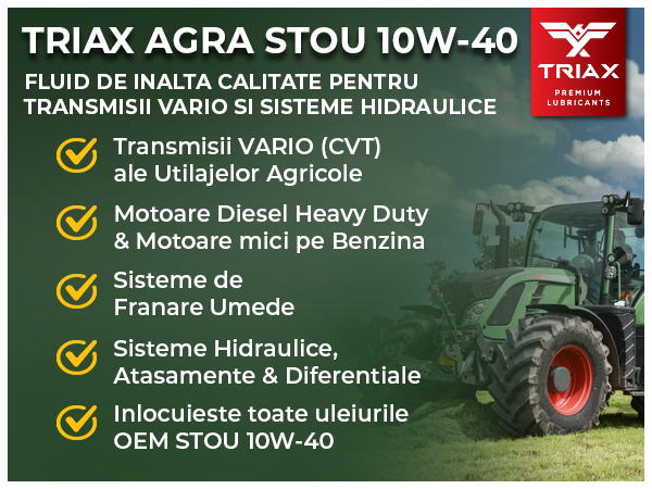 TRIAX AGRA STOU VARIO 10W-40 - CVT (Vario) Transmission & Hydraulic [3]
