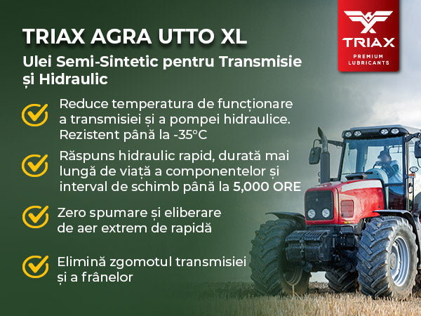 TRIAX Agra UTTO XL Ulei Hidraulic | Transmisie Semi Sintetic - Utilaje Agricole [6]