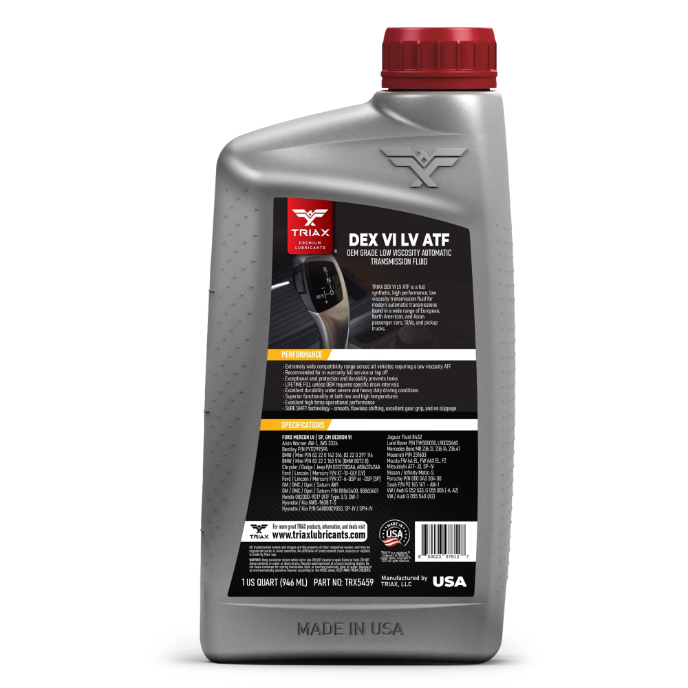TRIAX DEX VI LV ATF - Full Synthetic [2]
