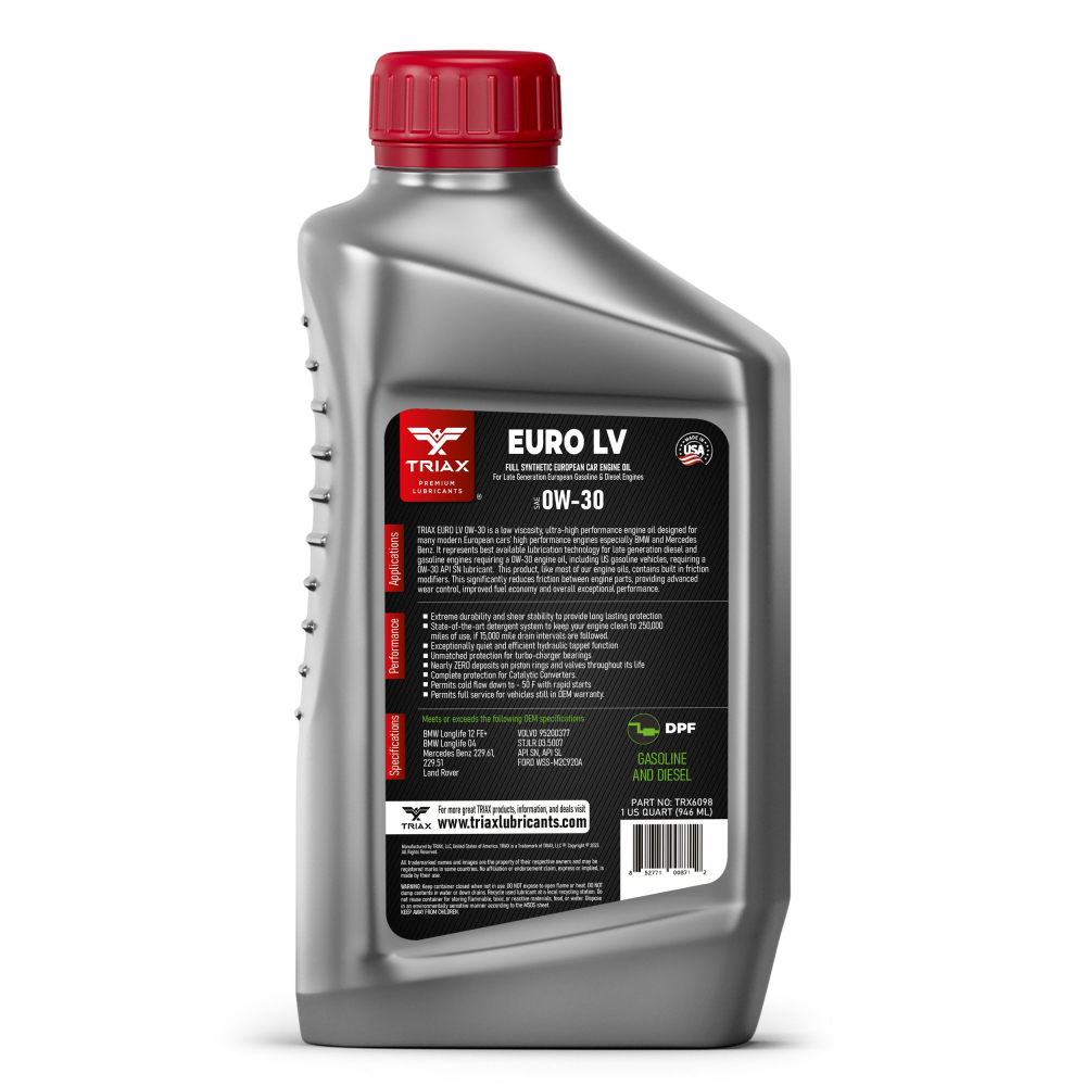 TRIAX Euro LV 0W-30 Full sintetic [2]