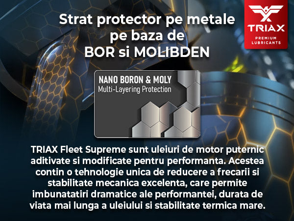 TRIAX Fleet Supreme 5W-40 Full Synthetic - Heavy Duty Diesel | API CK-4 | VOLVO VDS-4.5 | MB 229.51 [2]
