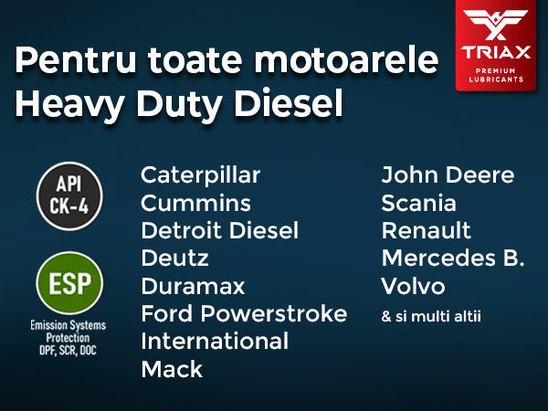TRIAX Fleet Supreme 5W-40 Full Synthetic - Heavy Duty Diesel | API CK-4 | VOLVO VDS-4.5 | MB 229.51 [4]