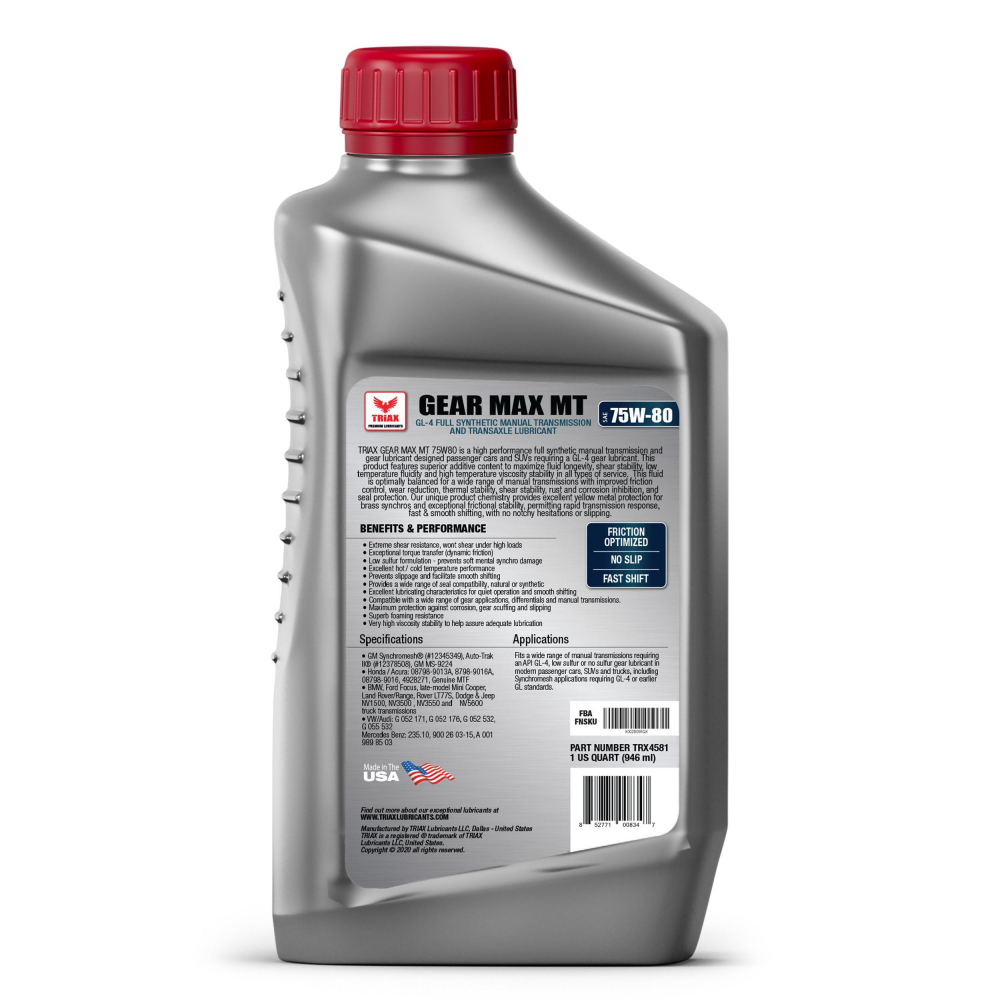 TRIAX GEAR MAX MT 75W-80 GL-4 [2]