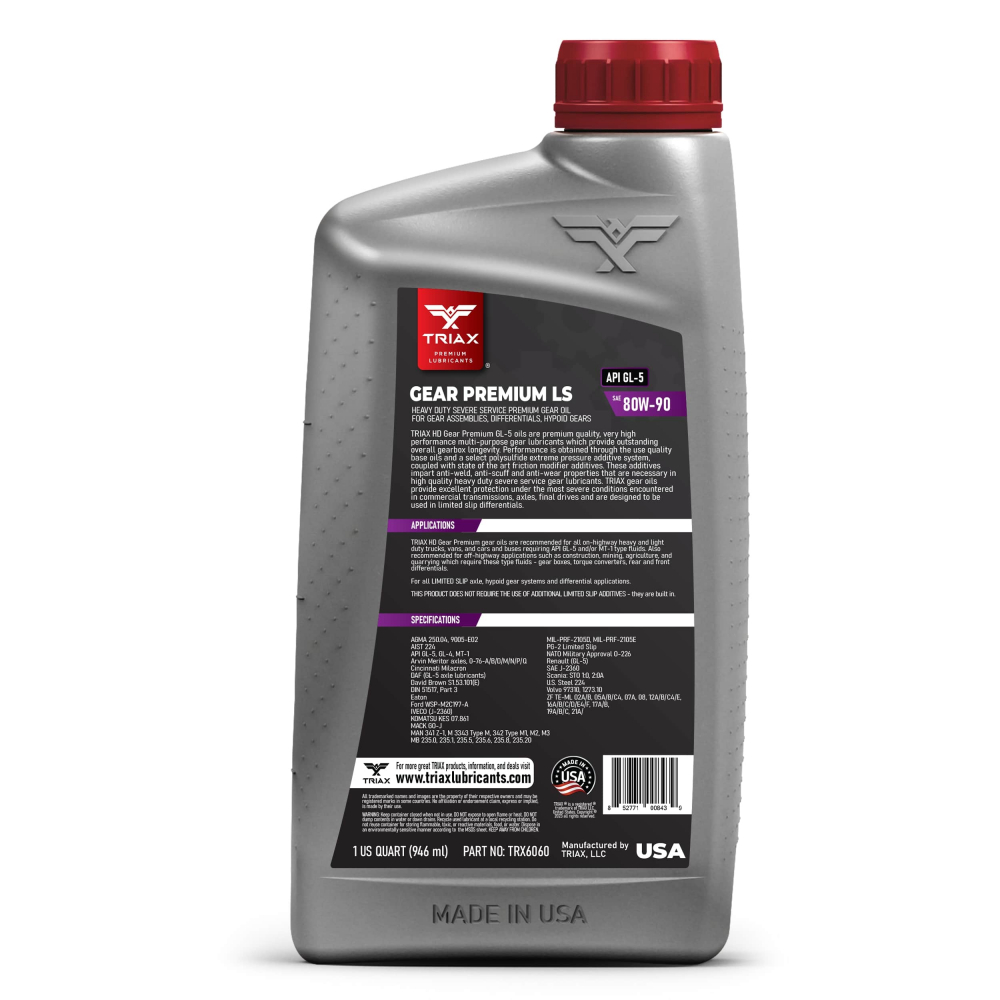 TRIAX HD Gear Premium 80W-90 GL-5 Limited Slip [2]