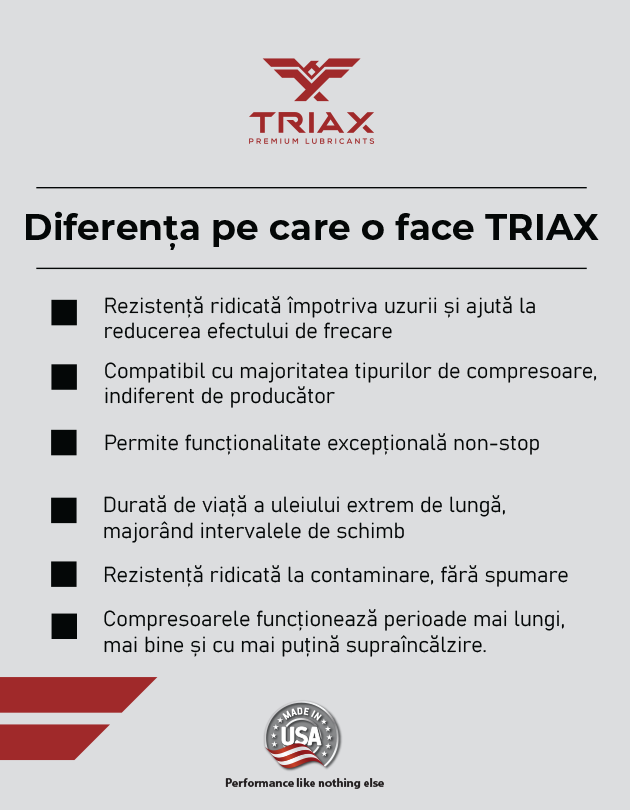 TRIAX Kompressor MV  ISO 46 Full sintetic Ulei Compresor aer [2]