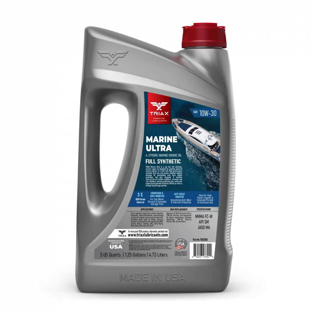 TRIAX MARINE ULTRA 10W-30 - Ulei Full Sintetic barci si ambarcatiuni marine in 4 Timpi [2]