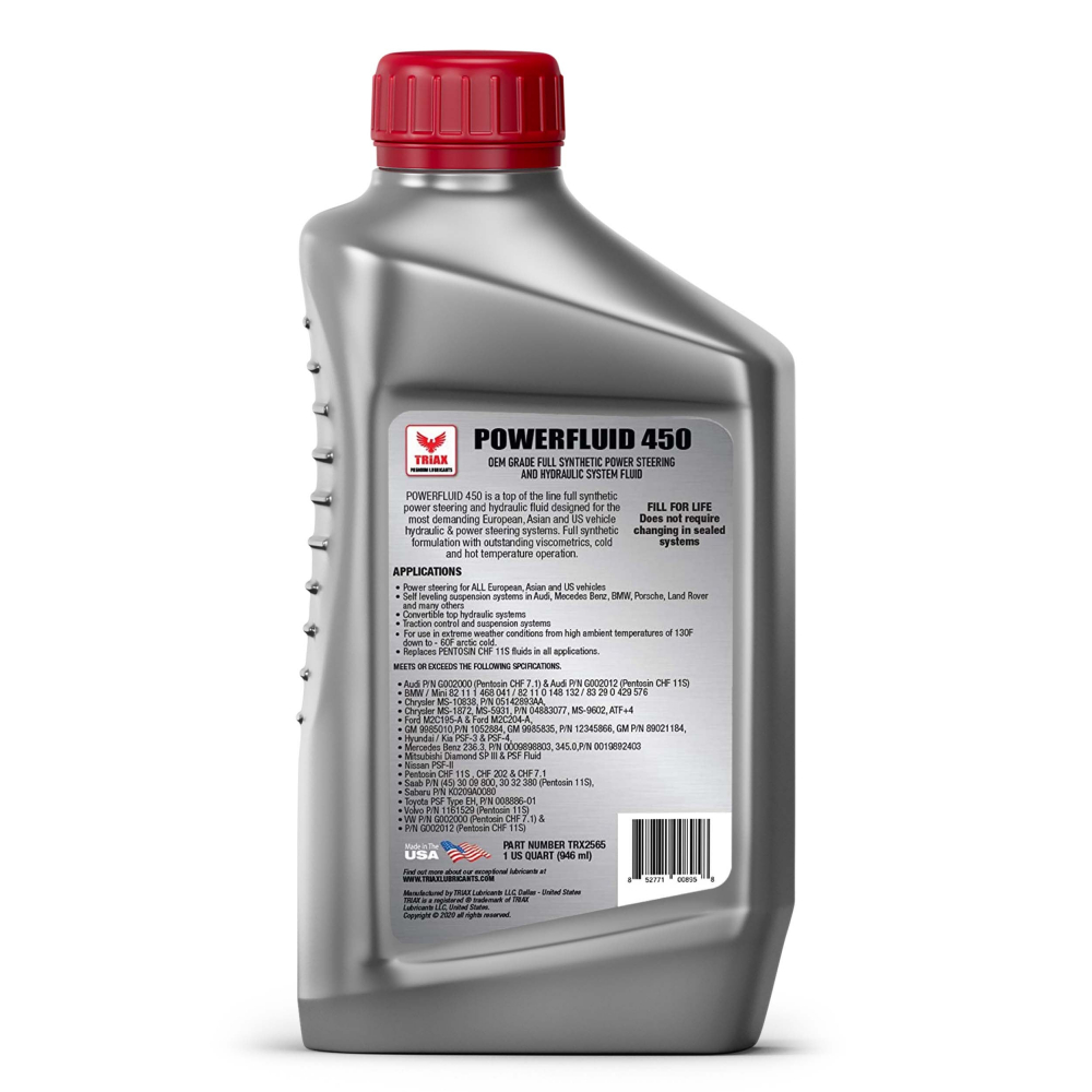 TRIAX Powerfluid 450 - Ulei de Servodirectie si sistem hidraulic CHF 11S, CHF 202 & CHF 7.1 [2]