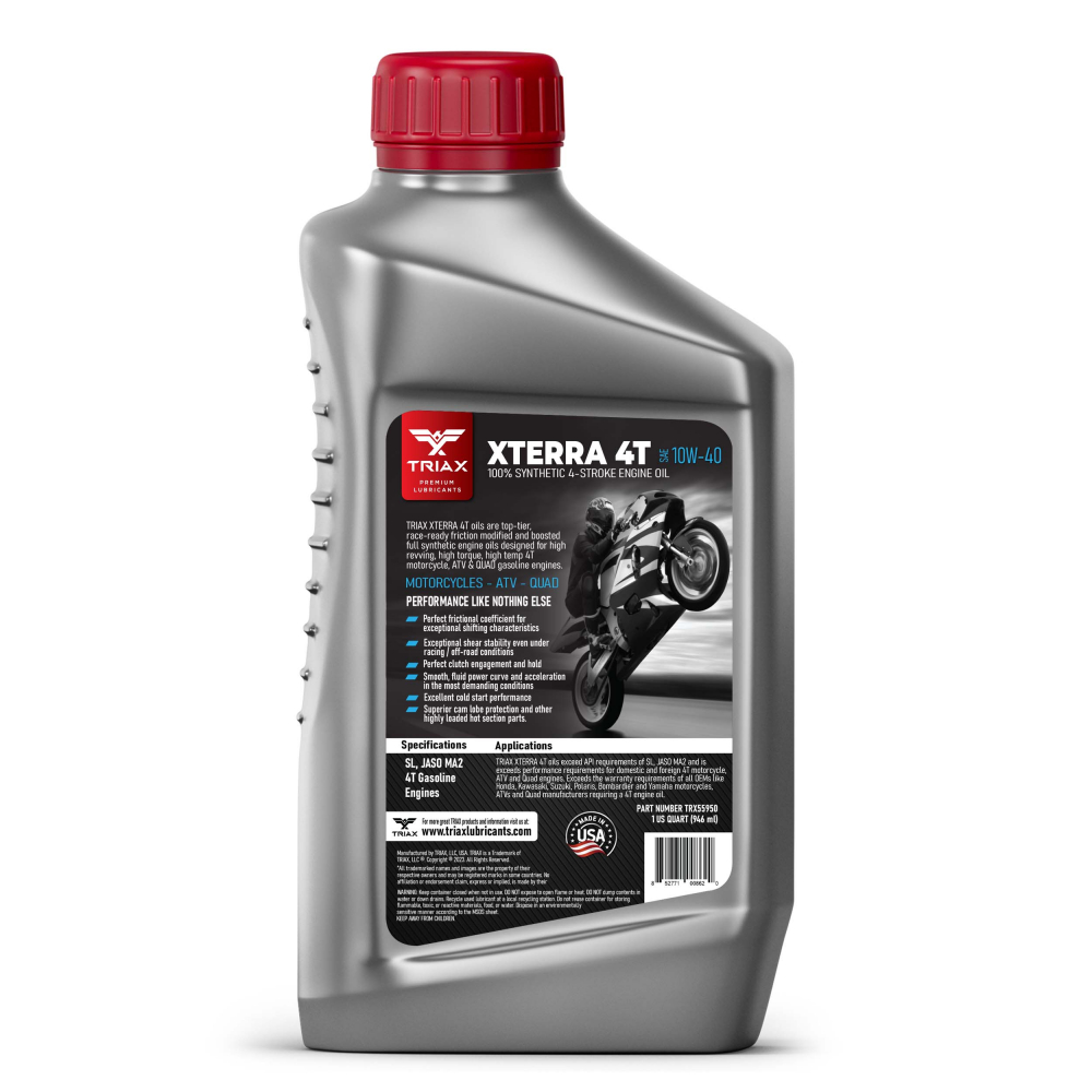 TRIAX XTERRA SYNTHETIC MOTORCYCLE 10W-40 JASO MA-2 [2]