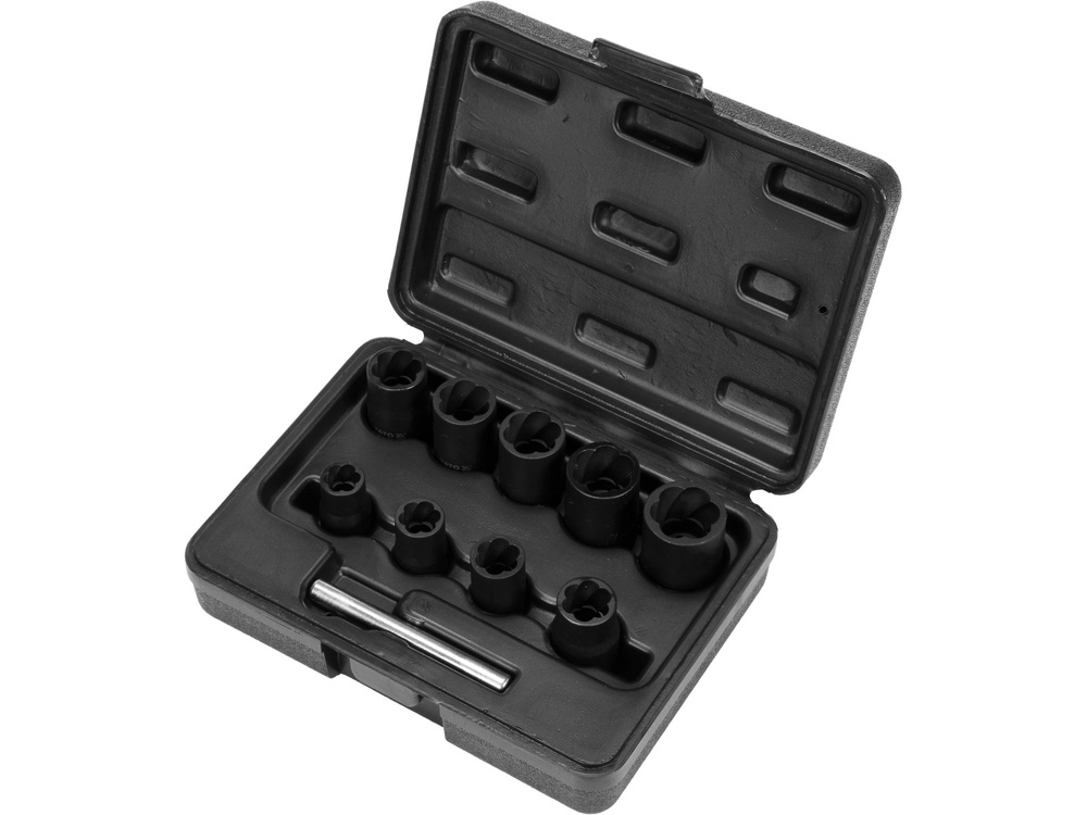 Trusă chei tubulare pentru șuruburi rotunjite 10 - 19 mm 10 piese 3/8" Yato YT-0603 [3]