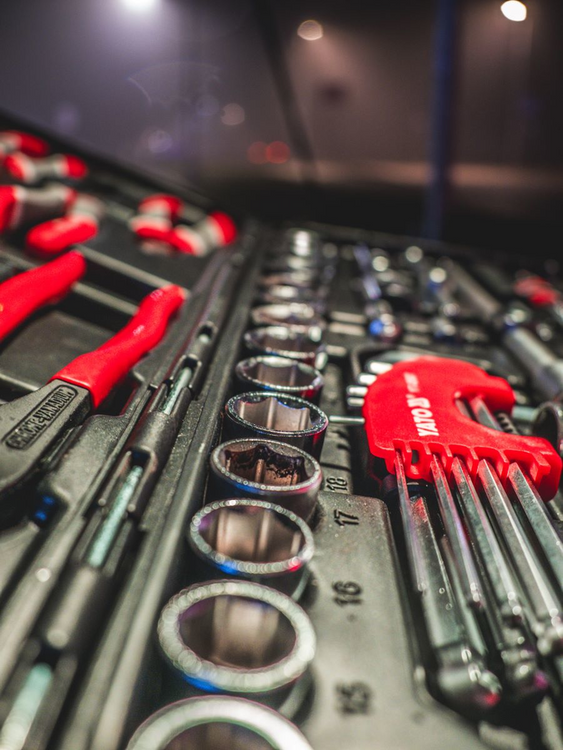 TRUSĂ TUBULARE, CHEI COMBINATE, ANTRENOR, 122 PIESE [4]