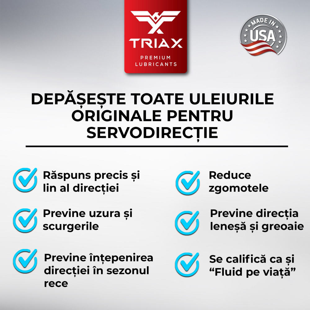 Ulei Servodirectie Full Sintetic TRIAX OEM SYNTHETIC Power Steering Fluid [5]