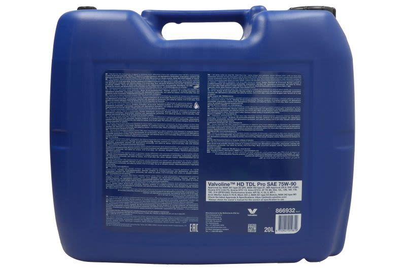 VALVOLINE HD TDL PRO 75W90 20L [2]