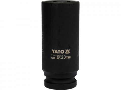 SCULE - CHEIE TUBULARĂ DE IMPACT HEXAGONALĂ ADÂNCĂ 1/2''X23MM YATO YT-1043