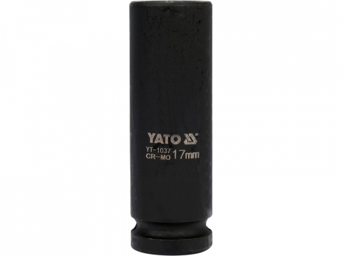 SCULE - Cheie tubulară de impact lungă 17 mm 1/2" Yato YT-1037