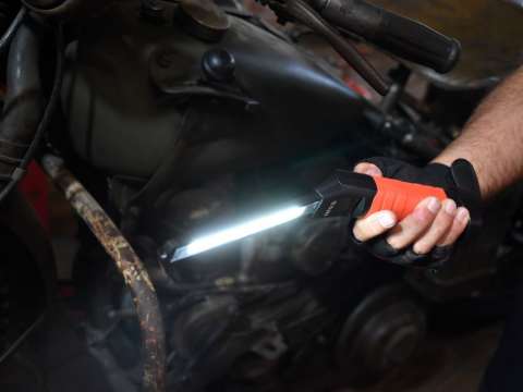 LANTERNĂ CU ACUMULATOR, 5+3W, 600/260LM, USB [6]