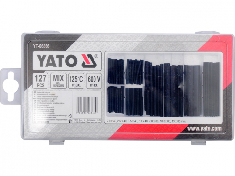 ACCESORII AUTO - Set 127 tuburi termocontractabile Yato YT-06866