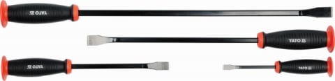 DIVERSE - Set 4 leviere cu muchie plata indoita, 198-608 mm, tija plata Yato YT-4730