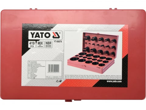 Set 419 O-ring garnituri din cauciuc Yato YT-06876 [2]