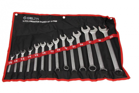 TRUSE SCULE - Set chei fixe combinate 10-32mm 14buc SELTA