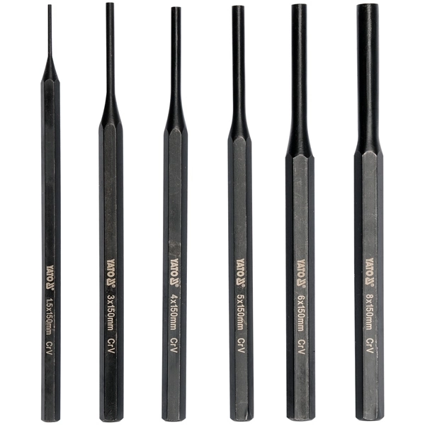 DIVERSE - Set dalti punctatoare, 6 bucati Yato YT-47121