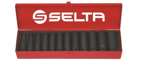 TRUSE SCULE - Set tuburi impact Selta, patrat 1/2", 12 buc, 10-24 mm