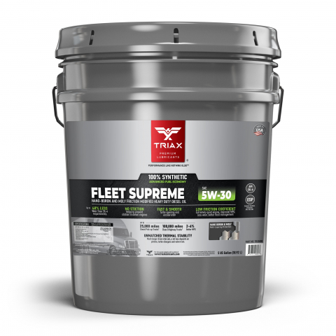 ULEI PENTRU CAMIOANE - TRIAX FLEET SUPREME 5W-30 CK-4 Full Synthetic