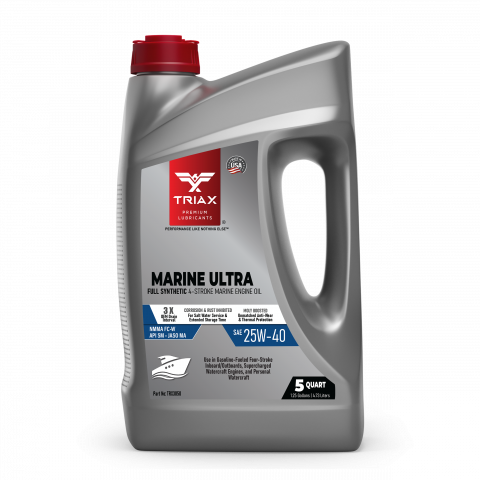 Ulei Moto , ATV si Ambarcatiuni - TRIAX Marine Ultra 25W-40, FULL SINTETIC - Ulei pentru ambarcatiuni marine in 4 timpi