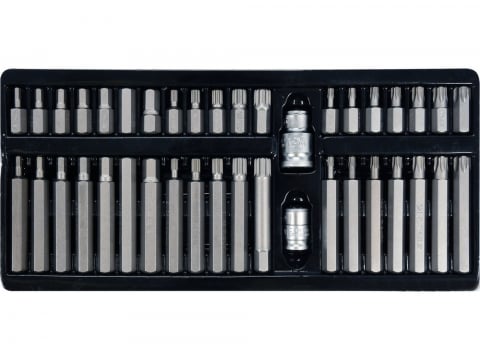 SCULE ATELIER - Trusa biți torx, hex și spline 40 piese Yato YT-0400