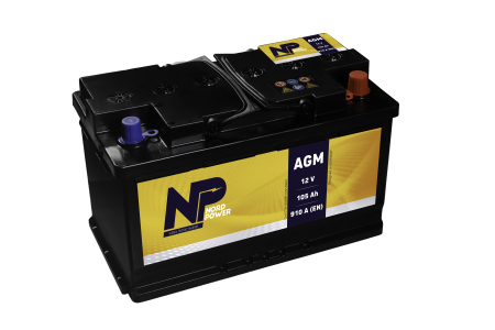 PRODUSE - BATERIE NORD POWER 12V 105AH AGM 910A 394X175X190 CEH 6059010914902