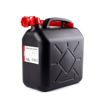 ACCESORII - CANISTRA DE COMBUSTIBIL DIN PLASTIC 10L, NEGRU AMIO